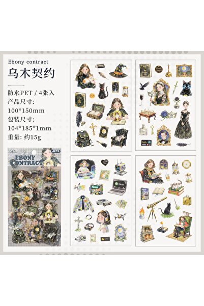 İthal E4-4 stranica devojka PET nalepnica