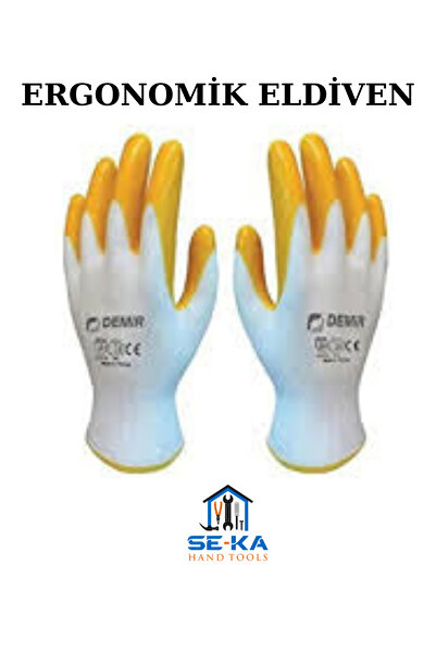 SEKA HAND TOOLS Nitrile Coated Non-Slip Work Gloves Protective Glove for Asse...