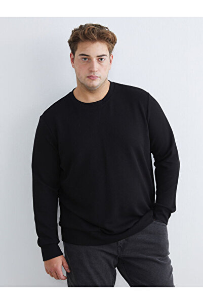 LC Waikiki Rmz Gi̇yi̇m Farkiyla Zero Roba Collar Men's Sweatshirt