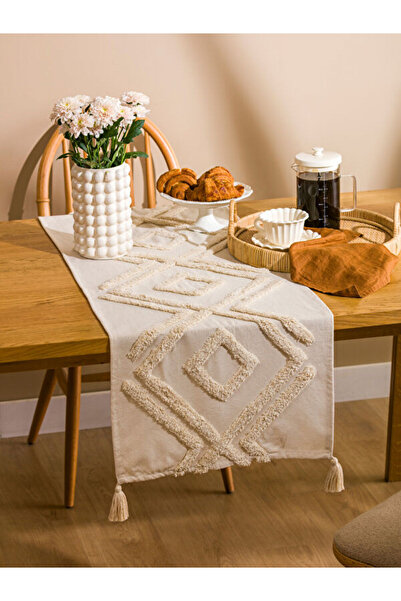 LC Waikiki Rmz Gi̇yi̇m Farki̇yla Tasseled Runner 45X150 cm