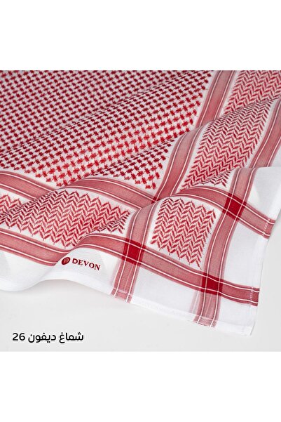 DEVON New Devon red shemagh, size 26, English made