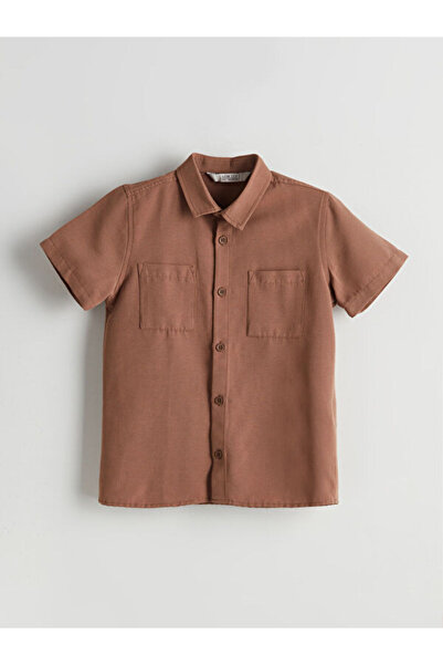 LC Waikiki منتجات فريزن ستور التي لا مثيل لها I قميص للأولاد من مزيج الكتان