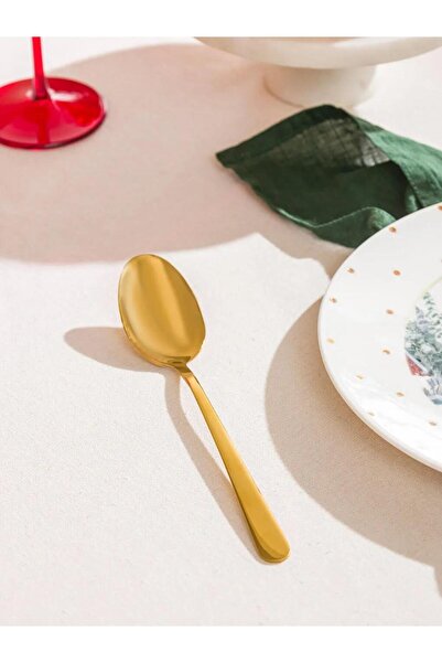 LC Waikiki Yellow 6 Piece Dinner Spoon Set (S6)