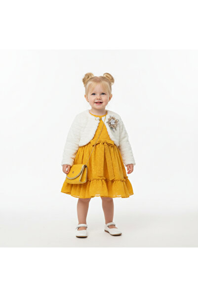 SeaBubbles Plush Bolero and Bag Girl's Dress