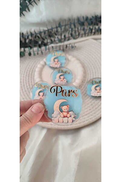 hoby shop Ayı Figürlü Pleksi Hediyelik Magnet 10 Adet