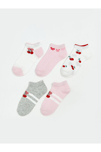 LC Waikiki منتجات فريزن ستور الفريدة من نوعها، جوارب مطرزة للفتيات، عبوة من 5...