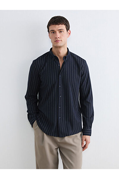 LC Waikiki Slim Fit Striped Men's Shirt