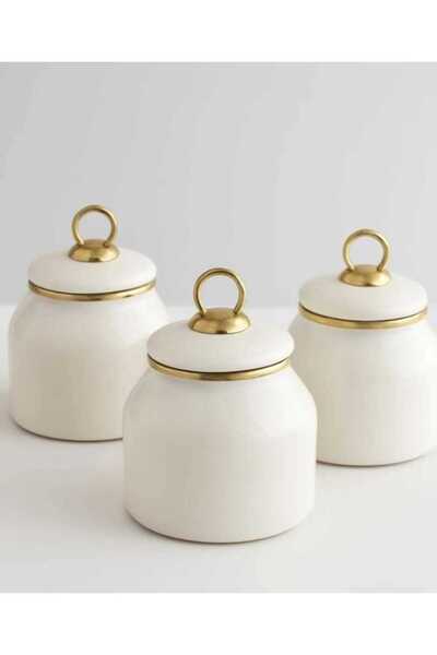 Home EMAYE BAHARATLIK SETİ -SAKLAMA KABI EKRU RENK