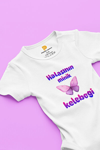 LilJoy بدلة أطفال قصيرة الأكمام مطبوعة بطبعة فراشة صغيرة من القطن العضوي بنسب...