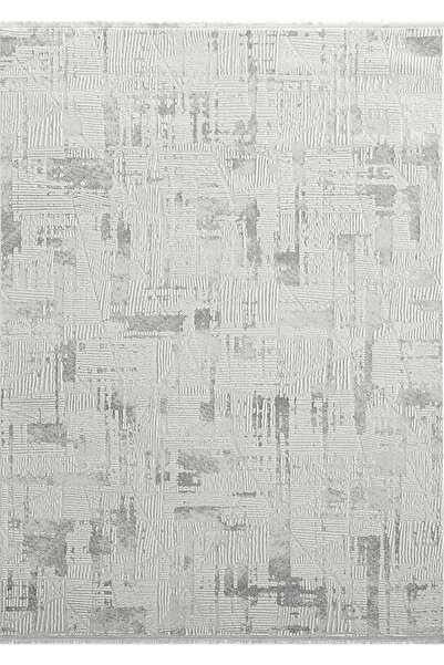 FLORA HALI Silver Carpet Gray Antique Woven Carpet for Loft and Modern Homes ...