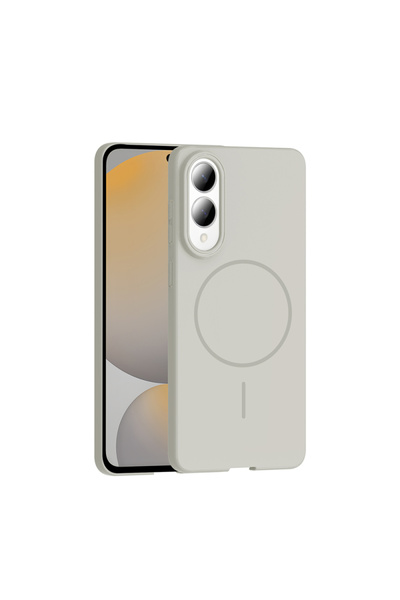 Paladyum Case Samsung Galaxy S25 Edge Compatible Slim Hard Magsafe Gray Ruby ...