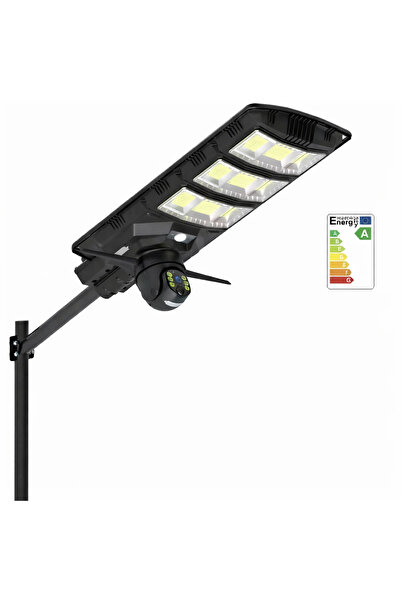 CASA JOY Solar Street Light with 4MP 2K Video Camera, Motion Sensor, Night Vi...