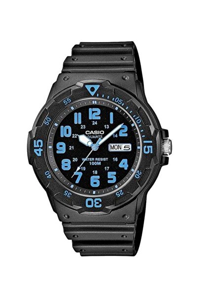 Casio Men's Waterproof Watch Model MRW-200H-2BVEF - 45 mm - Black