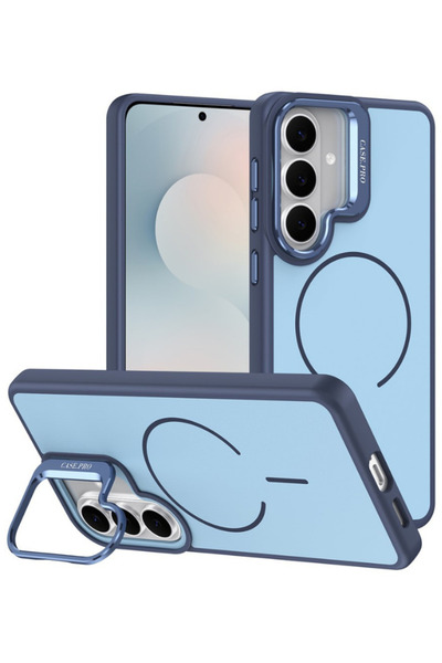 Rivor غطاء حماية متوافق مع هاتف Galaxy S26 مع حامل للكاميرا يدعم MagSafe وغطا...