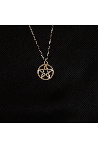 NO BRAND Pentagram gotik yıldız pinterest punk y2k kolye