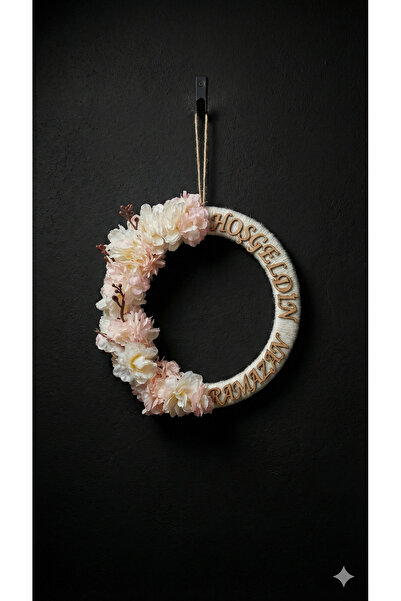 NGAHOME Welcome Ramadan Floral Door Ornament – Elegant Design Ramadan Decorat...