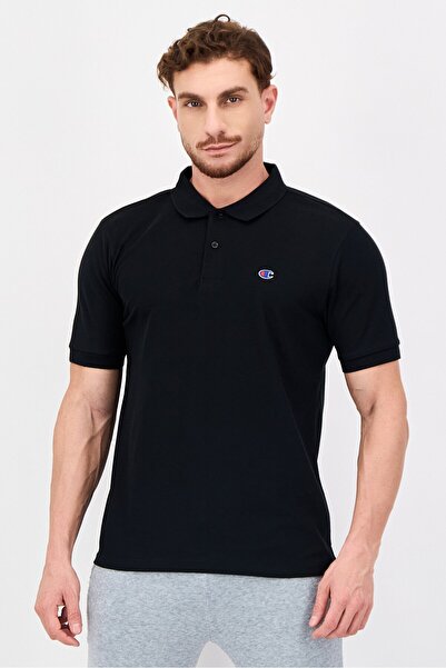 Champion Men Sportswear Fit Short Sleeve Outdoor Polo Shirt, Black
