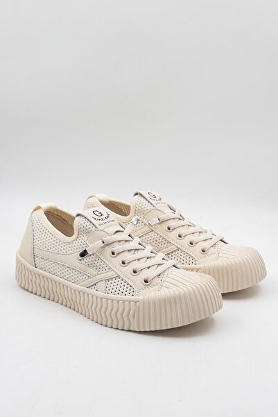 Guja Kadın Deri Triko Detaylı Yürüyüş Spor Ayakkabı GJ 26Y 420-1