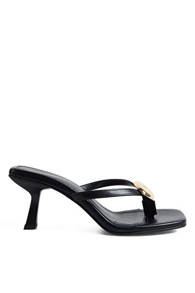 Fabrika Siyah Kadın Terlik PRISCILLA-SYLVIA