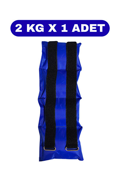 Jukon 2 Kg x 1 Adet Toplam 2 Kg El ve Ayak Bilek Ağırlığı Kas Güçlendirici Ku...