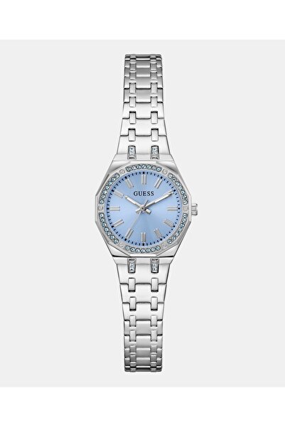 Guess Ladies Silver Tone Analog Watch