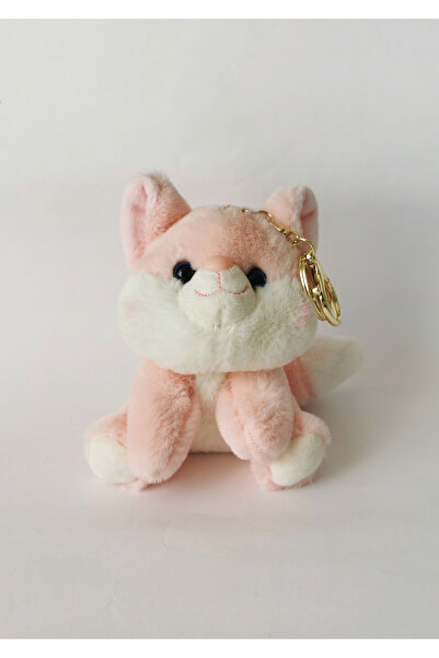 Halley Concept Pink Cat Plush Toy Keychain Charm