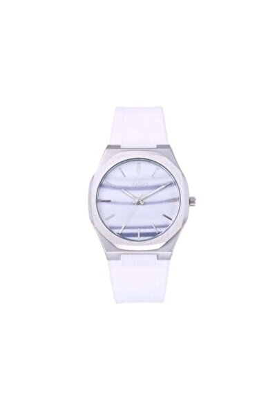 Louis Nice Men's Classic Rubber Watch in White