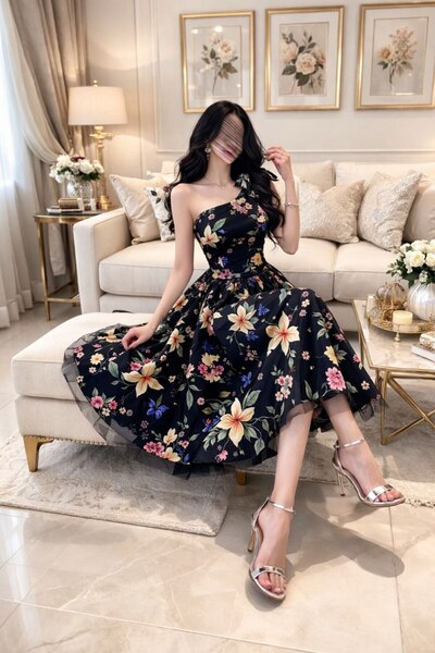 DEADLYSHARK Shawq Dress - Eid Elegance