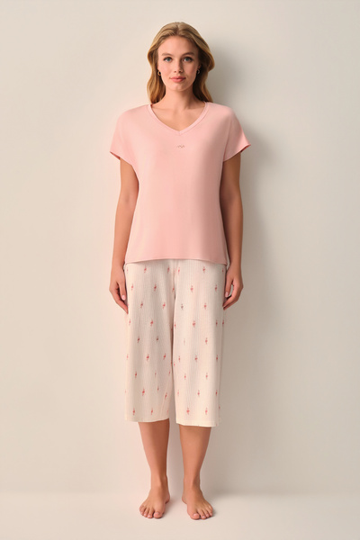 SUWEN Maria Kapri Pijama Takımı