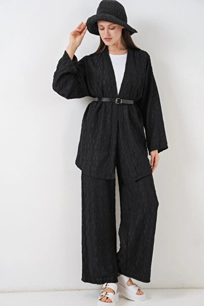 nedo7 Kimono Pants Double Set 30078 - Black