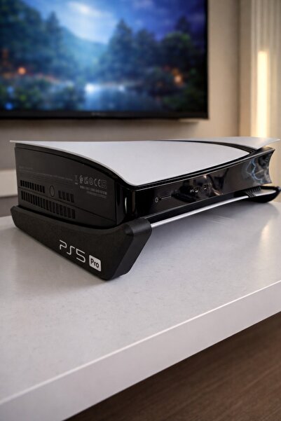 AGELON PlayStation 5 Pro Model Uyumlu Siyah Yatay Stand
