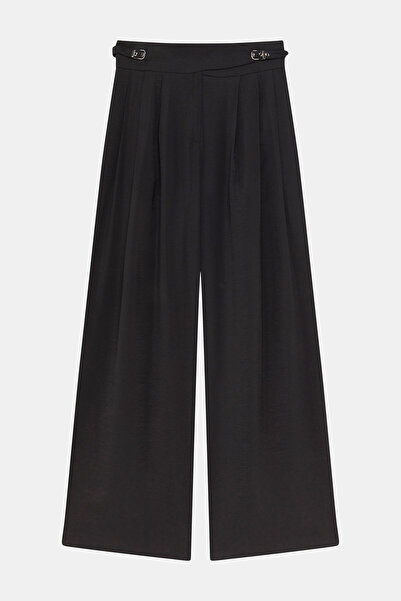 W Collection SİYAH KEMER DETAYLI PANTOLON