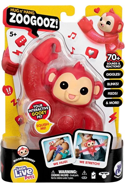 LITTLE LIVE PETS Hug n 'Hang Zoogooz Mooki Monkey