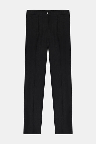 W Collection SİYAH KETEN PANTOLON