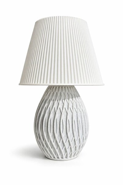 Leonix 3D Dekoratif Modern Abajur Mermer Desen