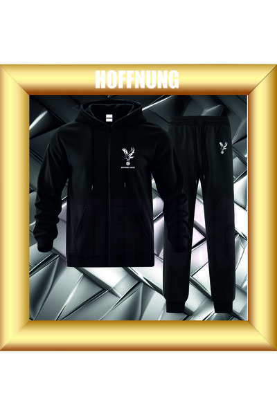 HOFFNUNG Unisex Casual Tracksuit Set League Outdoor Full Zip