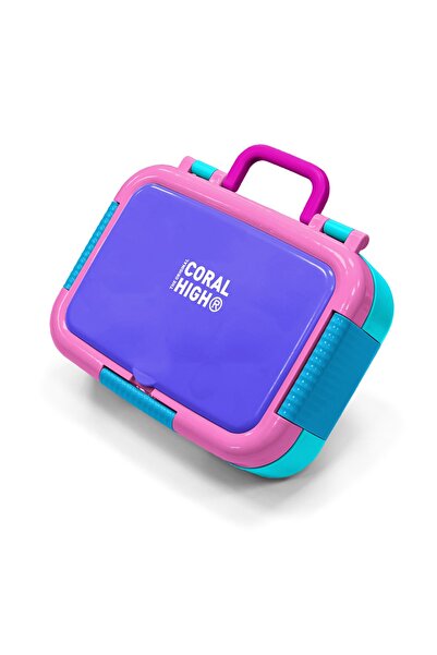 Coral High Παιδικό κουτί φαγητού από ανοξείδωτο ατσάλι με ανοιχτό ροζ σχέδιο ...