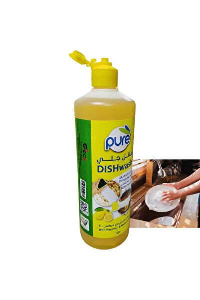 GCCE DOW CLEAN Dishwashing Liquid, 1 Litre, With Vitamin E