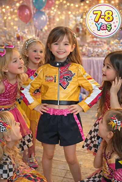 TOYFEST İblis Avcıları K-POP Karakteri Rumi Dizisi Cosplay Deri Ceket Etekli ...