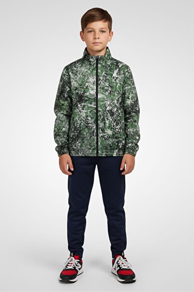 adidas Kids Boy Mufc Sr Anthem Reversible Jacket, Multicolor