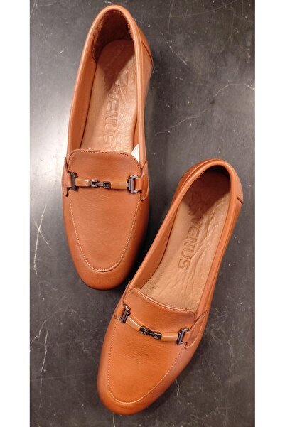 Venüs 25484204Y Women's Genuine Leather Loafer Ballet Flats