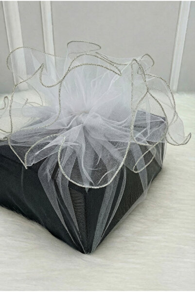 ZEYMERADE Біла декоративна тканина зі срібною облямівкою, весільний набір для...