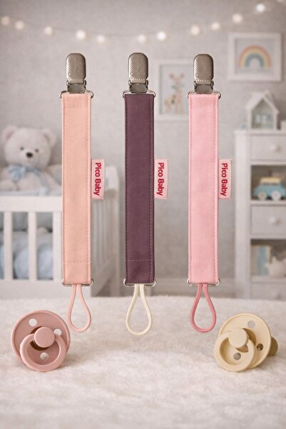 Pico Baby Emzik Askısı - Emzik Zinciri - Emzik Tutacağı 3'lü Set