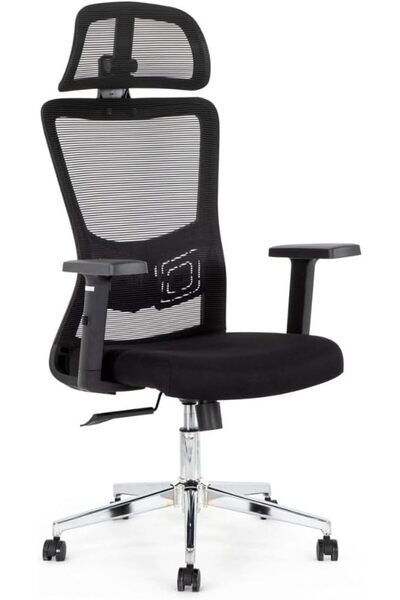 Afifa Furniture Black Mesh Office Chair