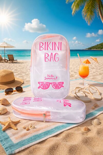 4nio Transparent Bikini Bag, Waterproof'Bıkını Bag'