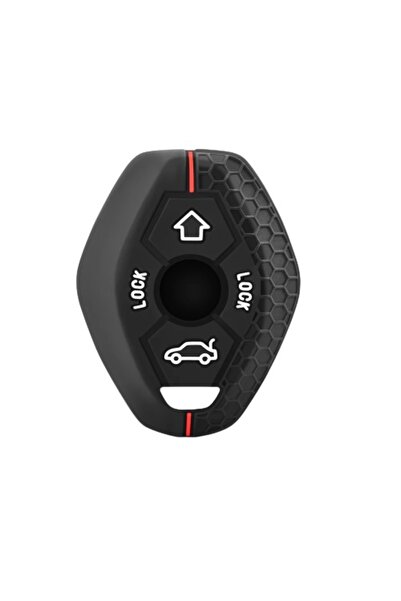 AUTOTOB Husa cheie clasica AUTOTOB®, din silicon, BMW E46, model sport, negru...