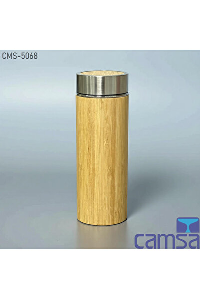 Queen’s Kitchen 450 ml Bamboo Coated Steel Thermos