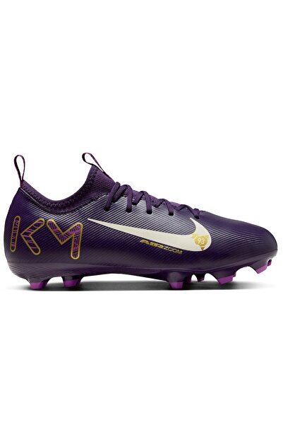 Nike Air Zoom Vapor 16 Academy Kylian Mbappe FG/MG Çocuk Çoklu Saha Kramponu Mor