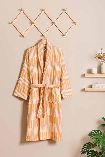 Soley Pian |   Halat de baie unisex (pentru bărbați) din jacquard, 100% bumbac