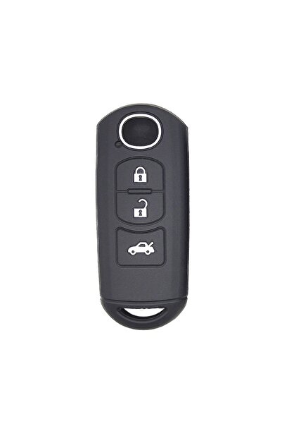 AUTOTOB Husa cheie keyless AUTOTOB®, 3 butoane, din silicon, Mazda, negru